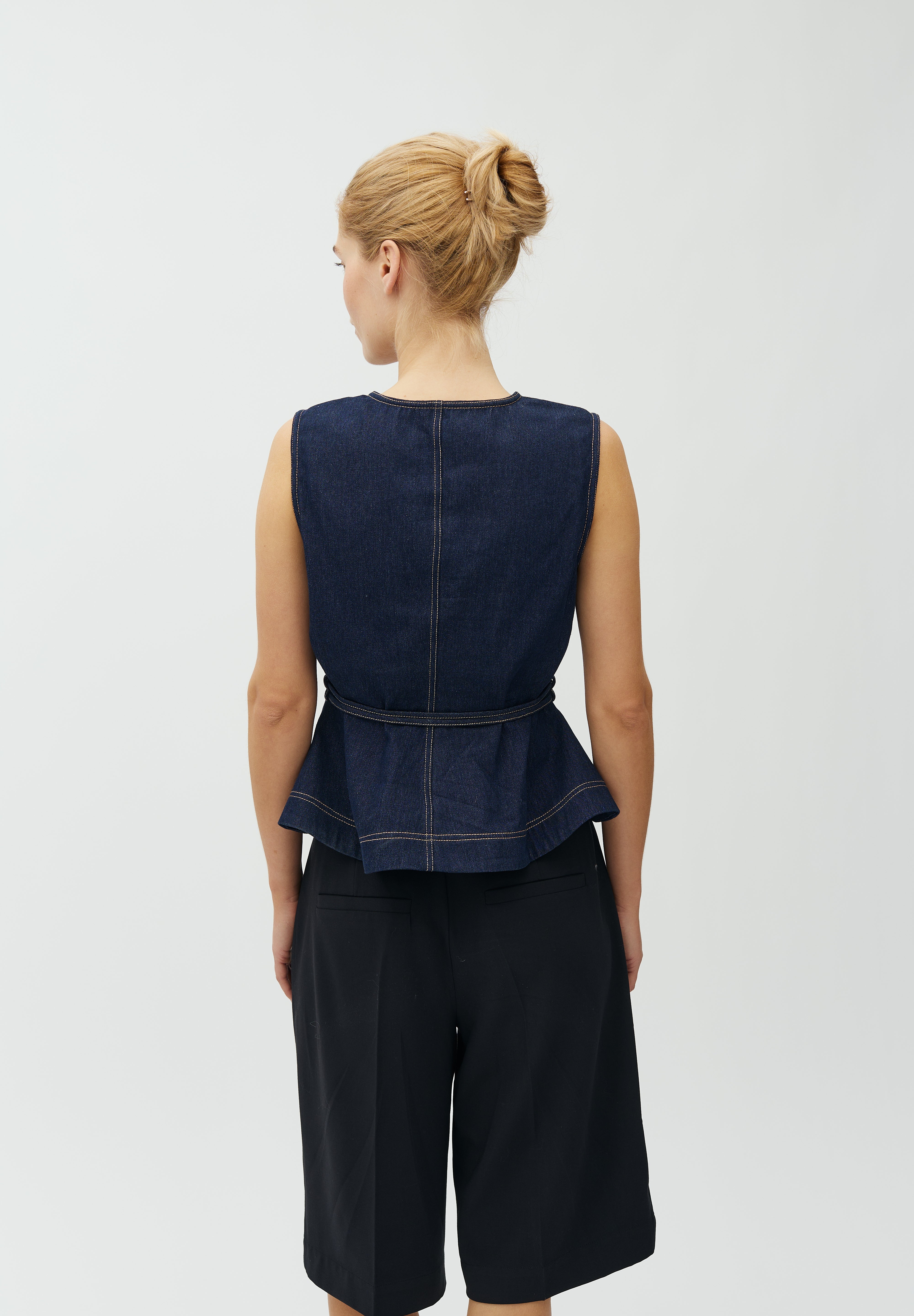 MbyM / Dallia-M Walewu Top / Dark Unwashed denim