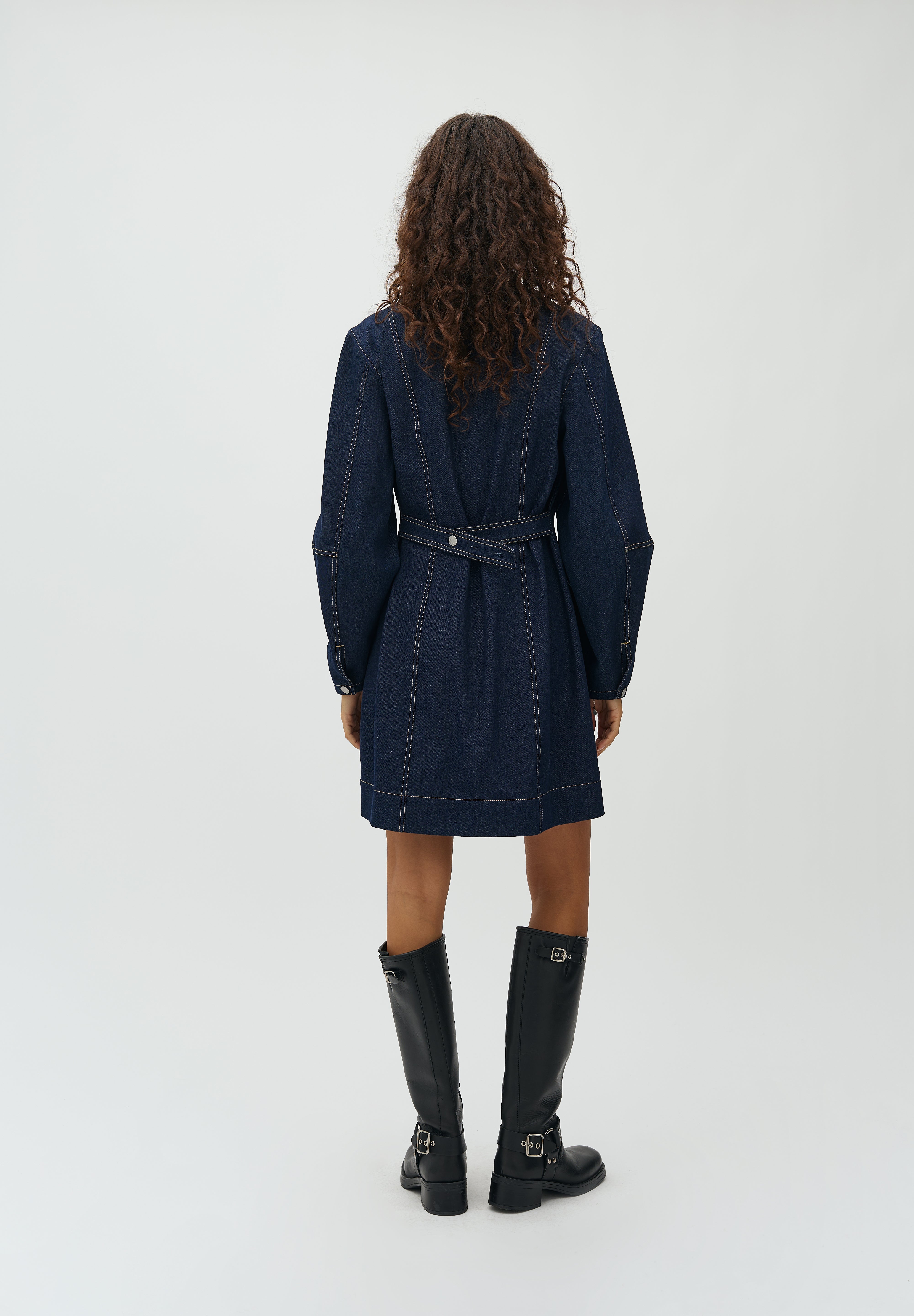 MbyM / Satienne-M Walewu Dress / Dark Unwashed denim