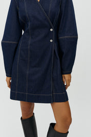 MbyM / Satienne-M Walewu Dress / Dark Unwashed denim