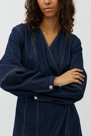 MbyM / Satienne-M Walewu Dress / Dark Unwashed denim