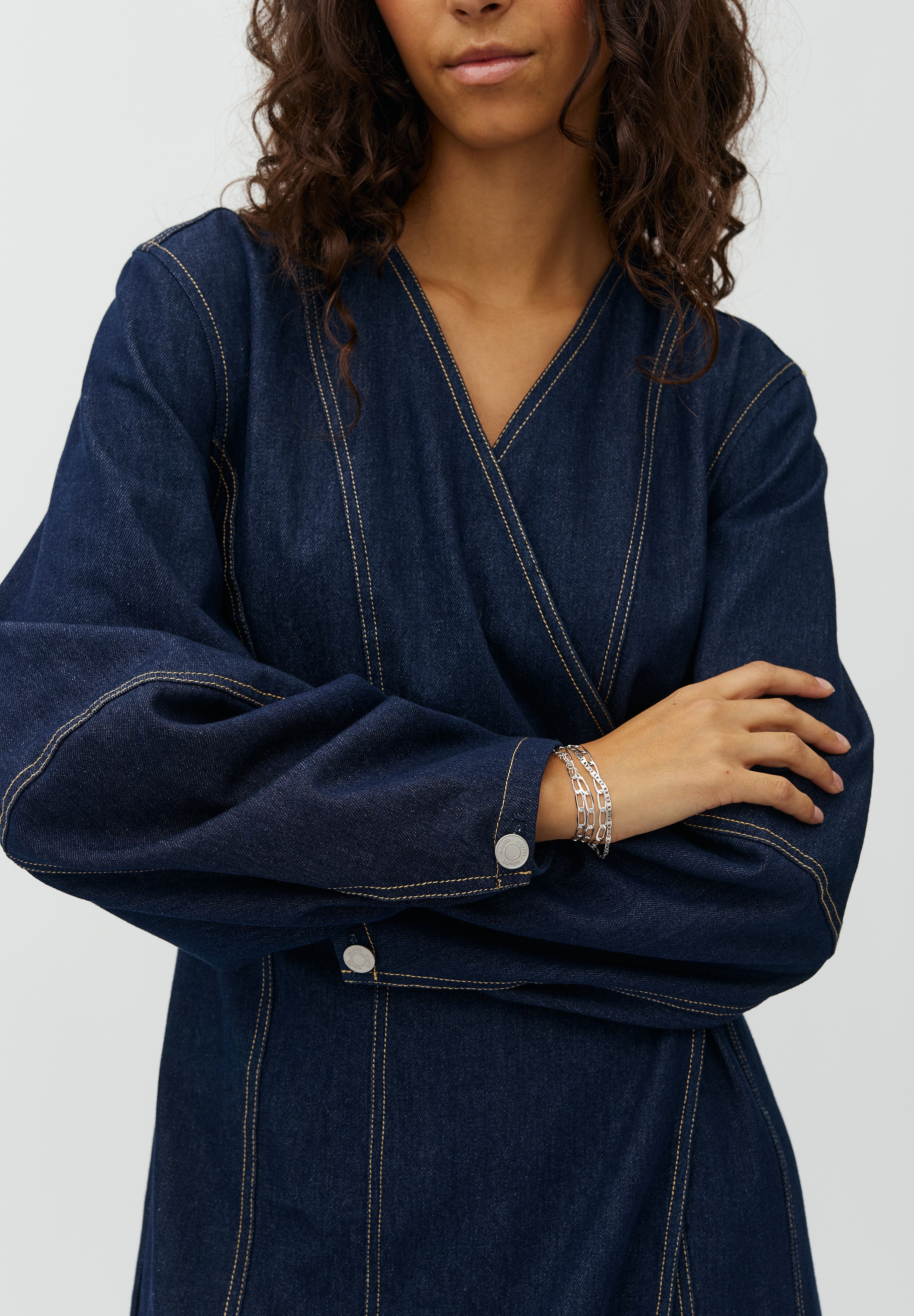 MbyM / Satienne-M Walewu Dress / Dark Unwashed denim