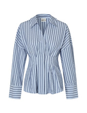 MbyM / Isidor-M Fleurice Blouse / Serenity Blue Stripe