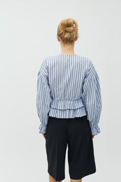 MbyM / Rothko-M Fleurice Blouse / Serenity Blue Stripe