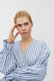 MbyM / Rothko-M Fleurice Blouse / Serenity Blue Stripe