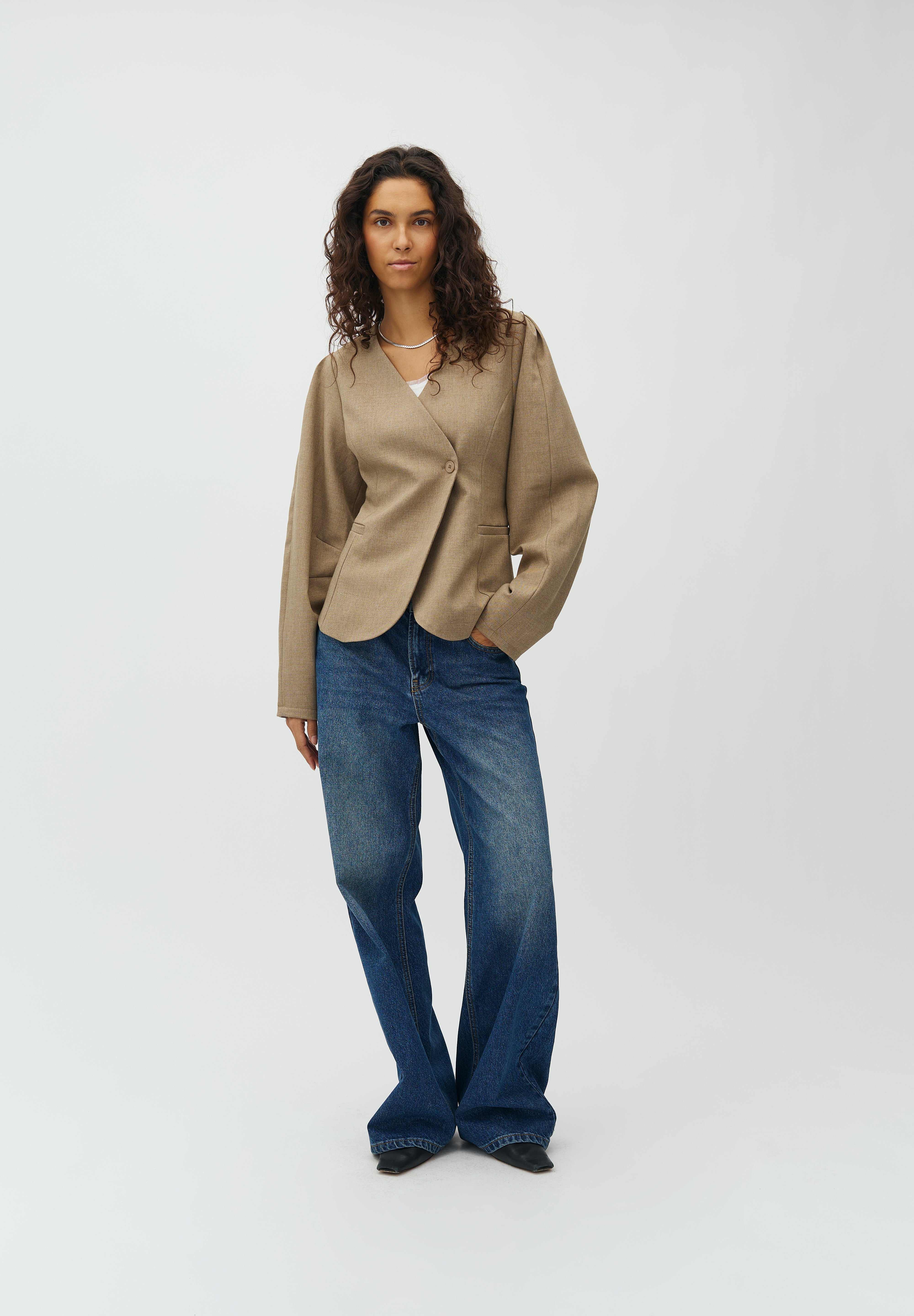 MbyM / Diane-M Woli Jacket / Falcon Melange