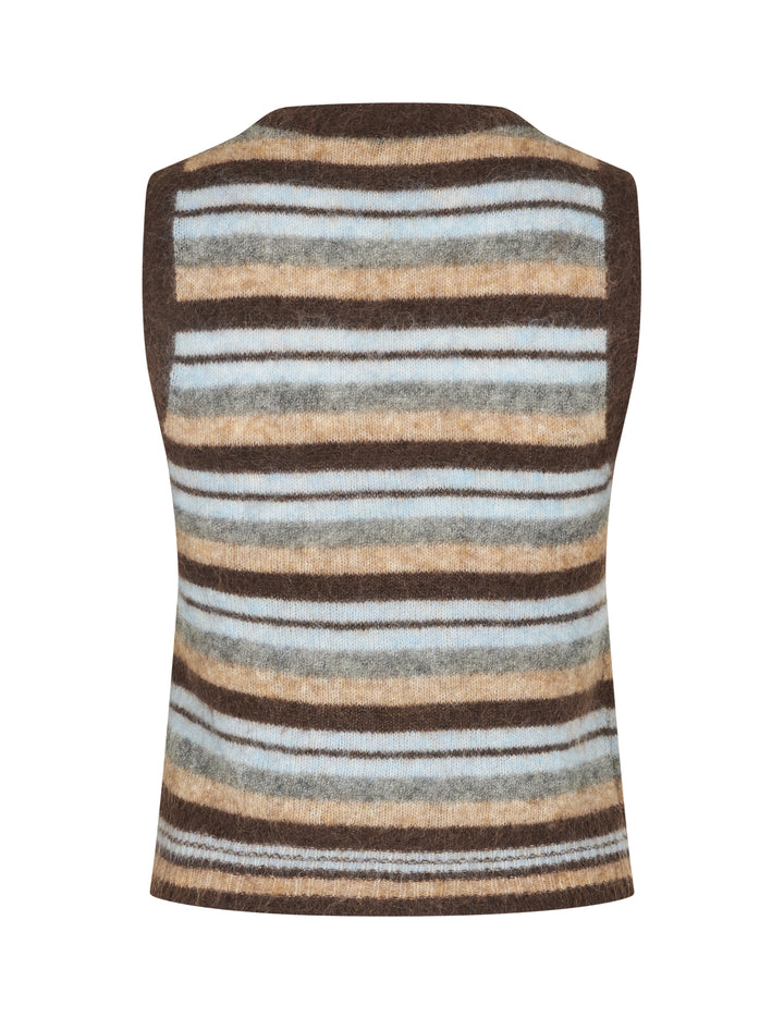 MbyM / Flavin-M Friday Stripe Knit / Friday Mutli Stripe Brown