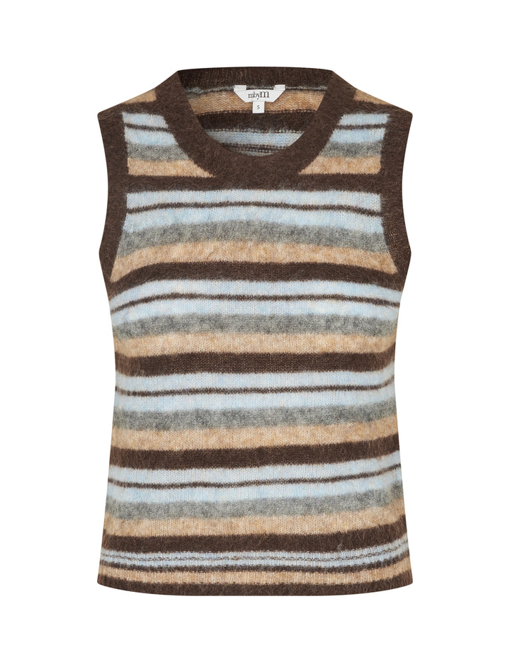 MbyM / Flavin-M Friday Stripe Knit / Friday Mutli Stripe Brown