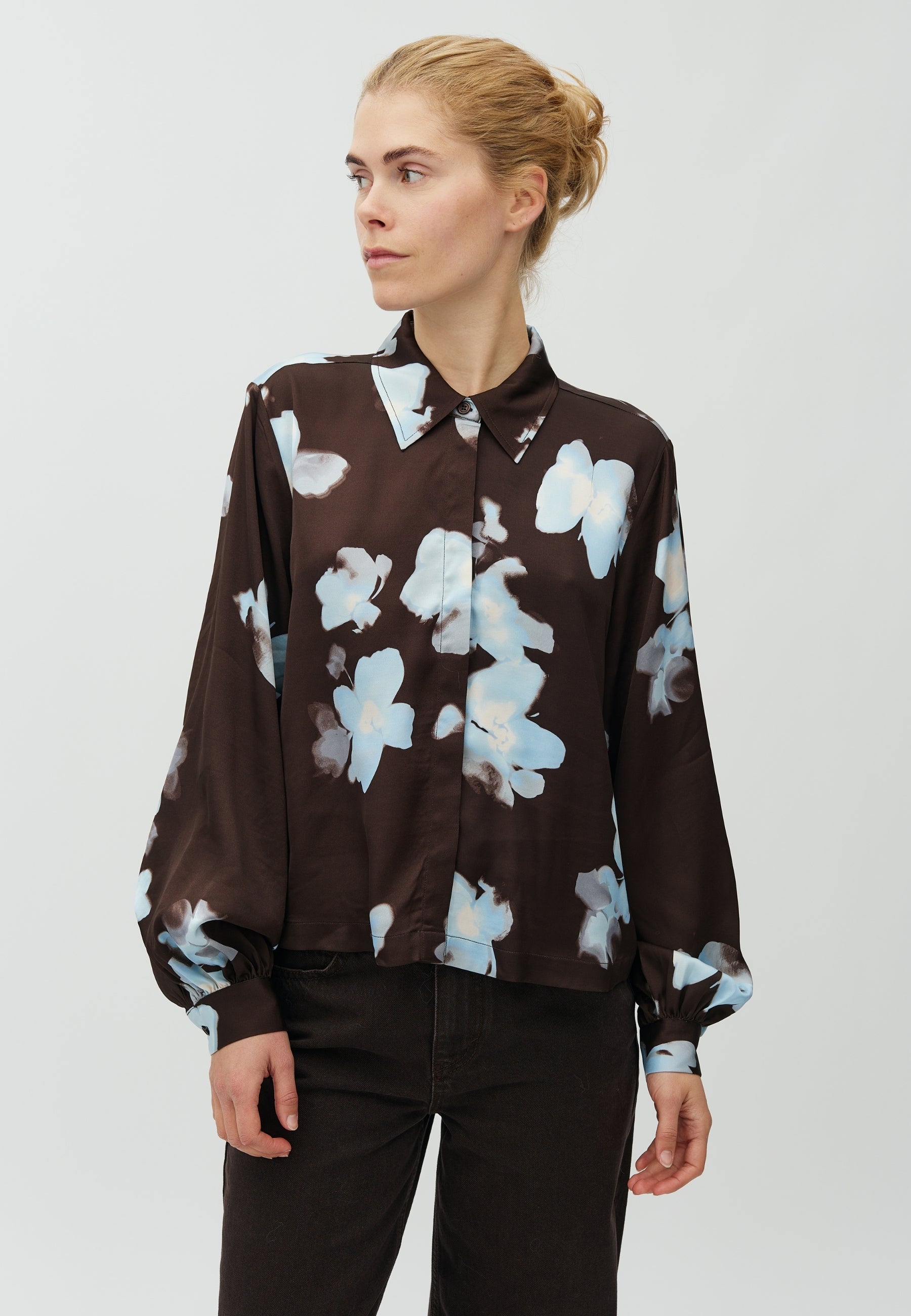 MbyM / Carreria-M Big Flower Paint Blouse / Big Flower Paint
