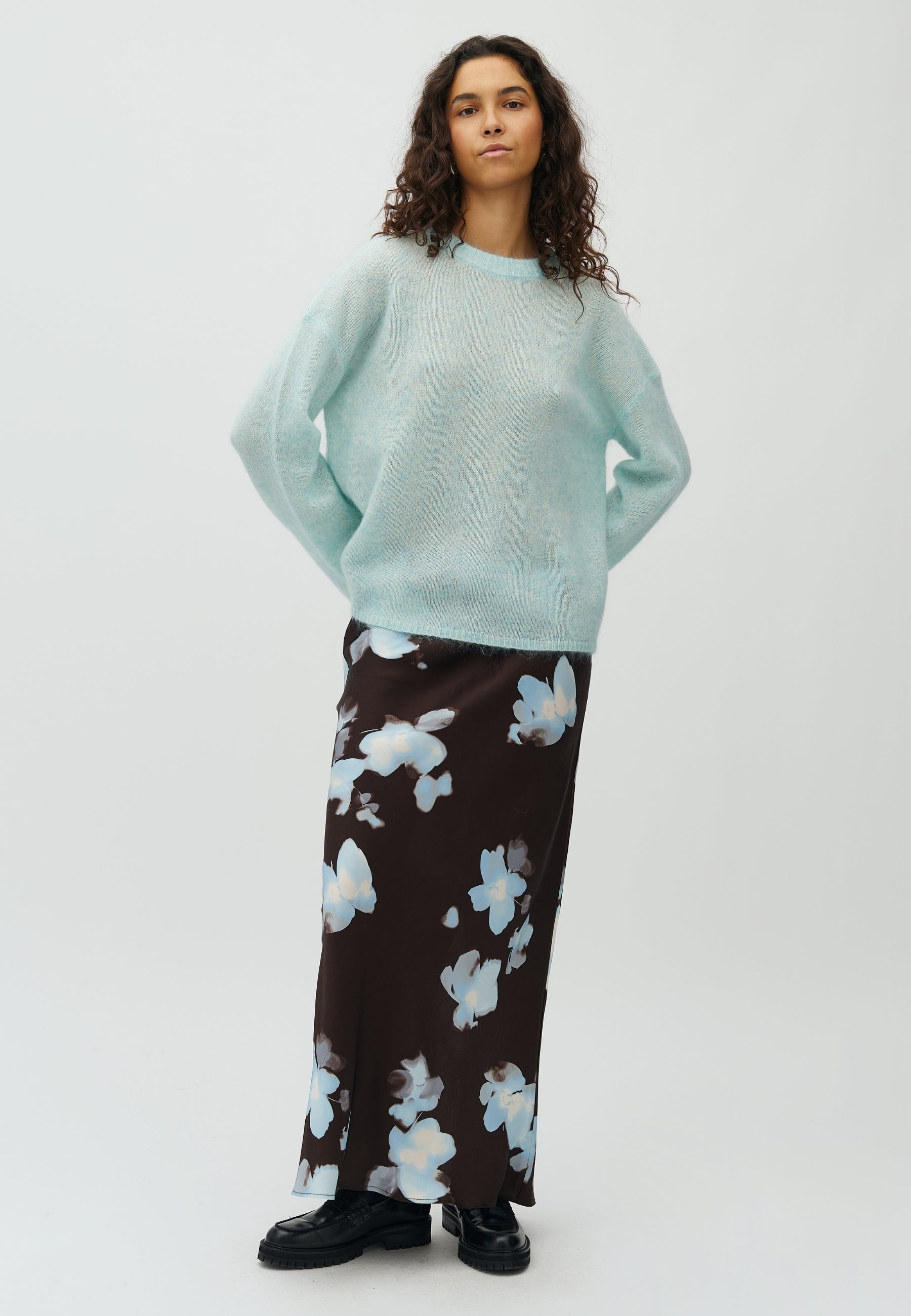 MbyM / Aninda-M Skirt / Big Flower Paint
