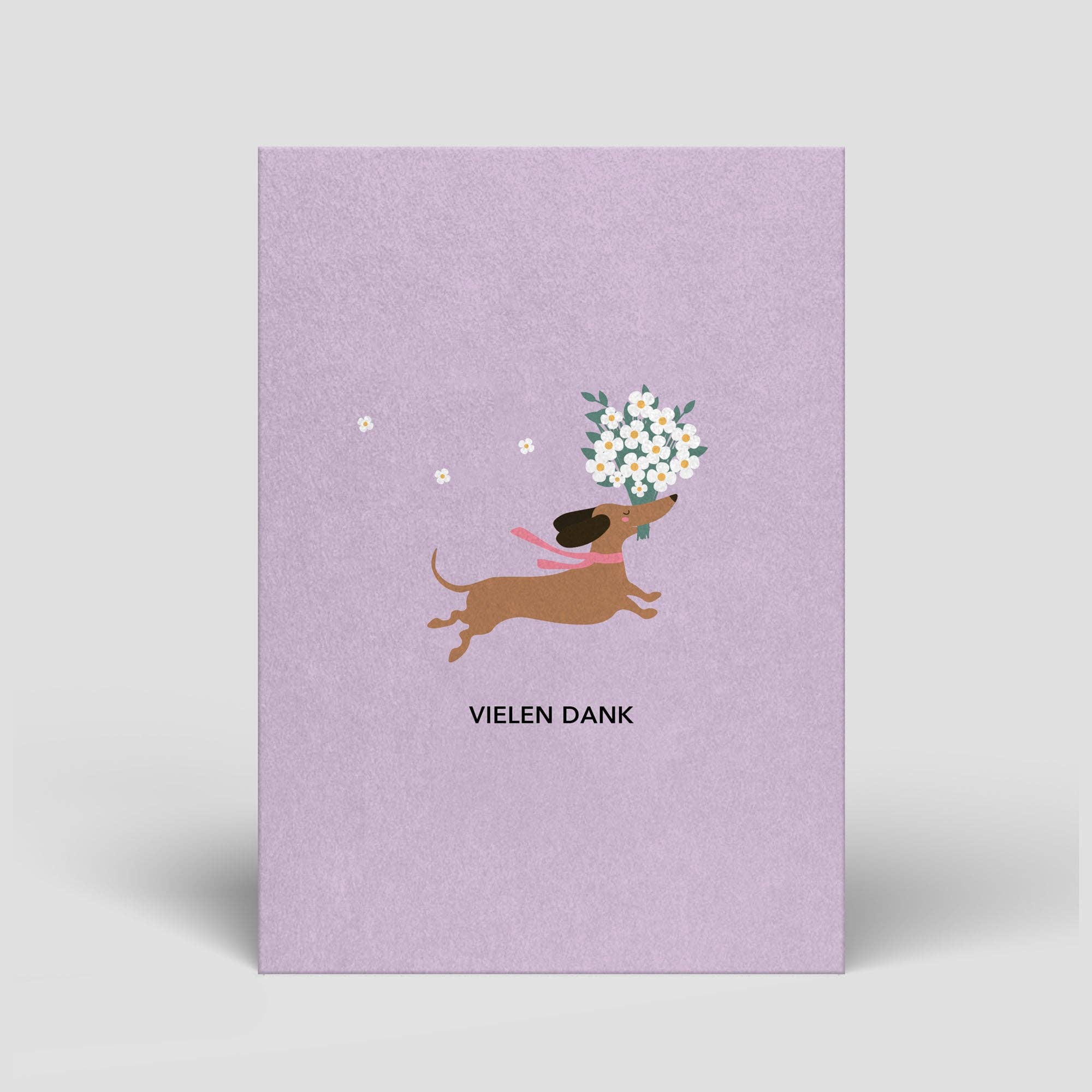 Naturbedacht - Postkarte - Dackel sagt Danke - Nr. 303