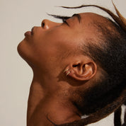 Pilgrim / TYRA chunky Mini-Hoop-Ohrringe, vergoldet