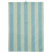 Ib Laursen / Geschirrtuch Linus m/hellgrünen und blauen breiten Streifen