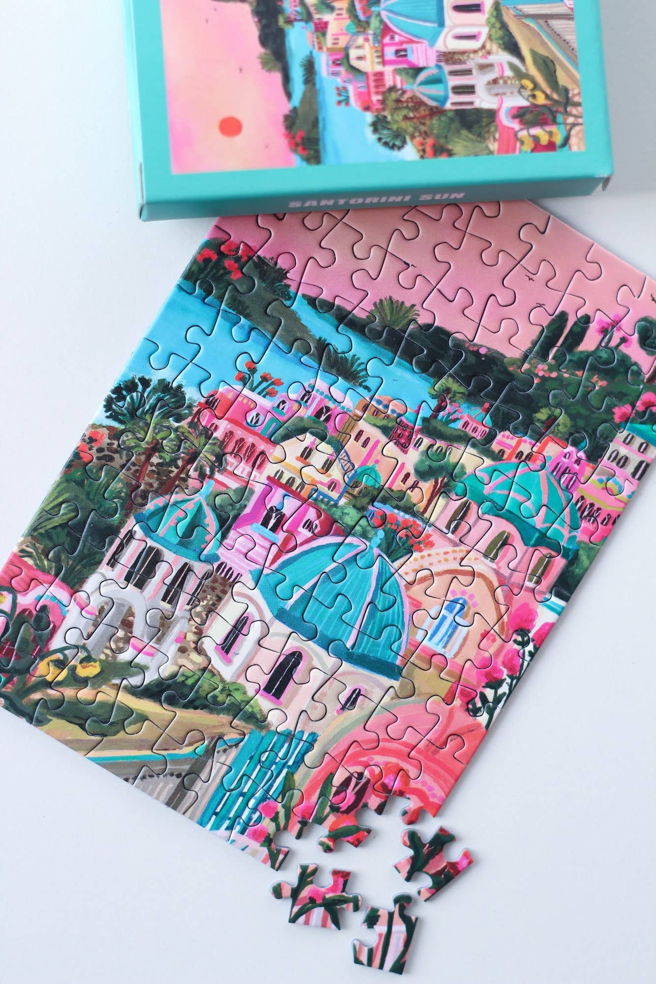 Mini-Puzzle Santorini Sun, 99 Teile