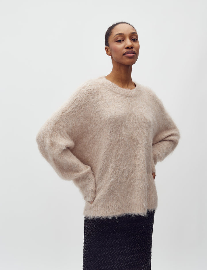 MbyM / Gillis-M Brush Knit / Light Beige