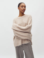 MbyM / Gillis-M Brush Knit / Light Beige