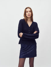MbyM / Conni-M Brush Knit / Night Sky
