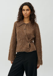 MbyM / Lari-M Brush Knit / Walnut Melange