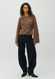 MbyM / Lari-M Brush Knit / Walnut Melange
