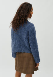 MbyM / Lari-M Brush Knit / Light Navy Melange