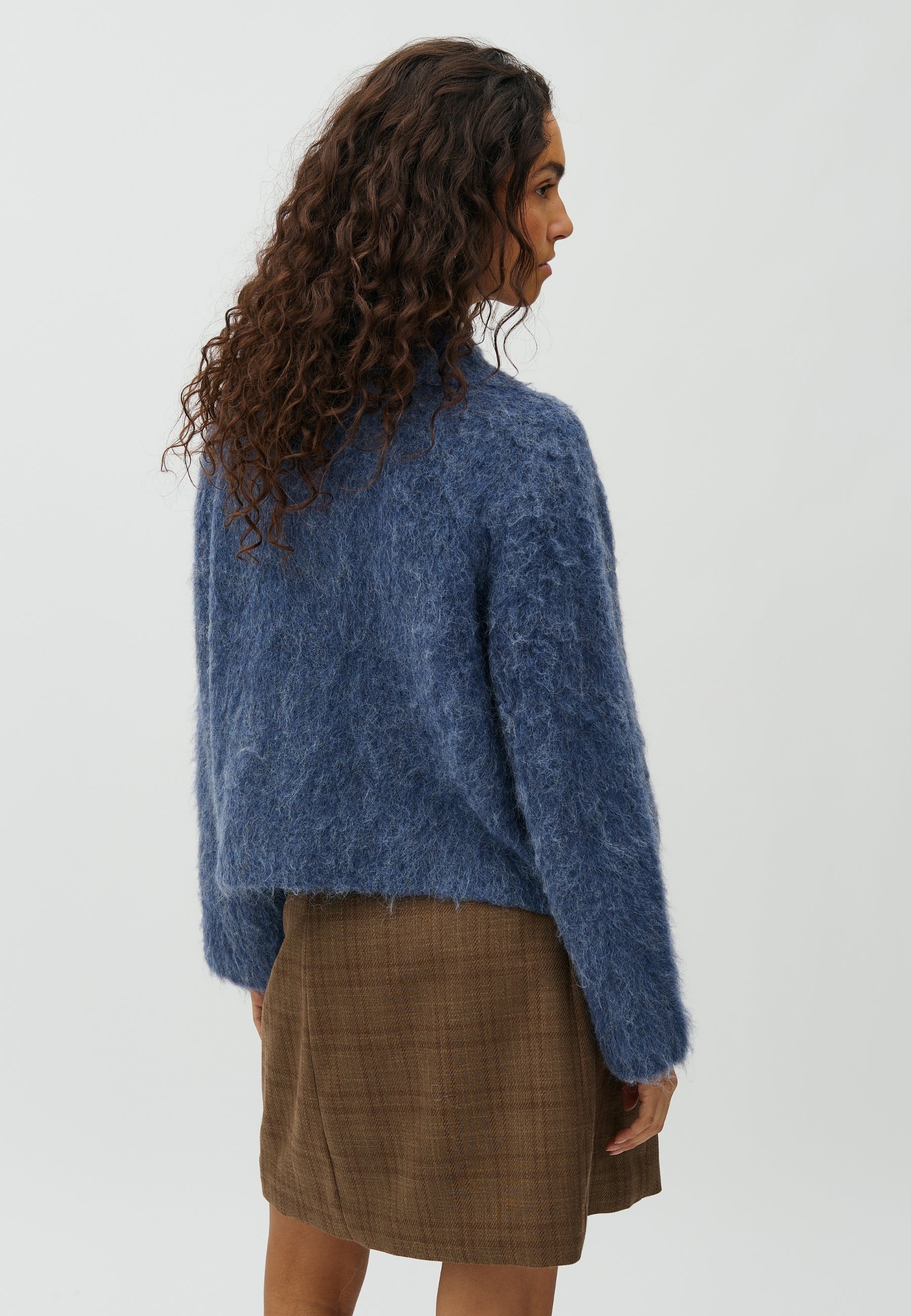 MbyM / Lari-M Brush Knit / Light Navy Melange