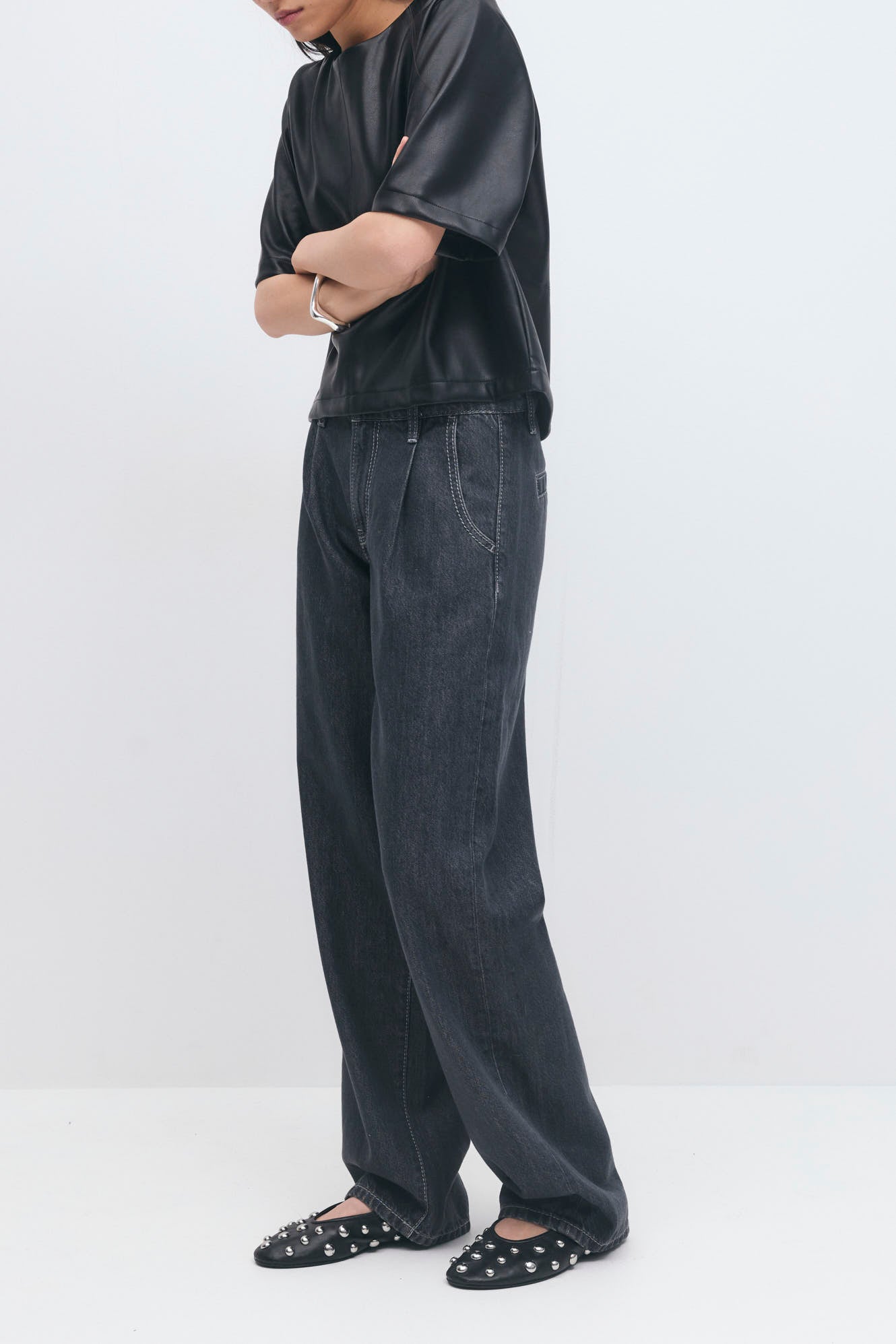 Gina Tricot / Suit baggy jeans / Grey