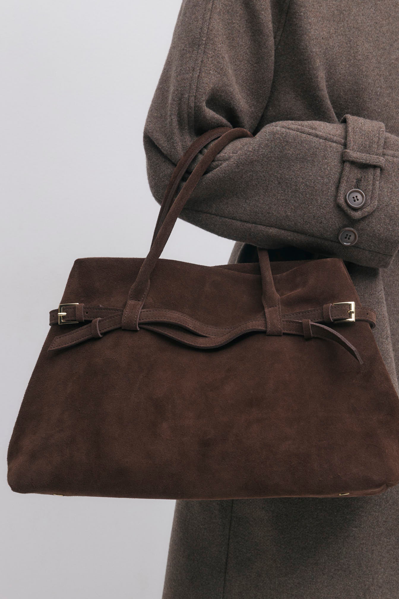 Gina Tricot / Classic tote bag / Dark brown