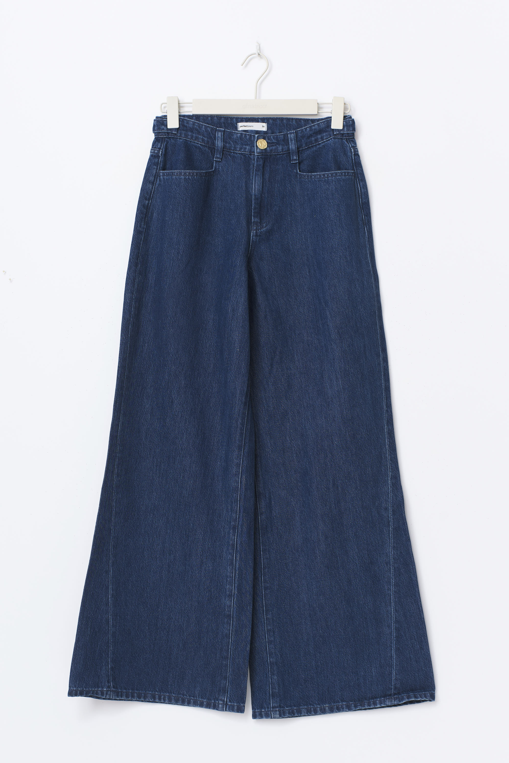Gina Tricot / Palazzo jeans / Scandi blue