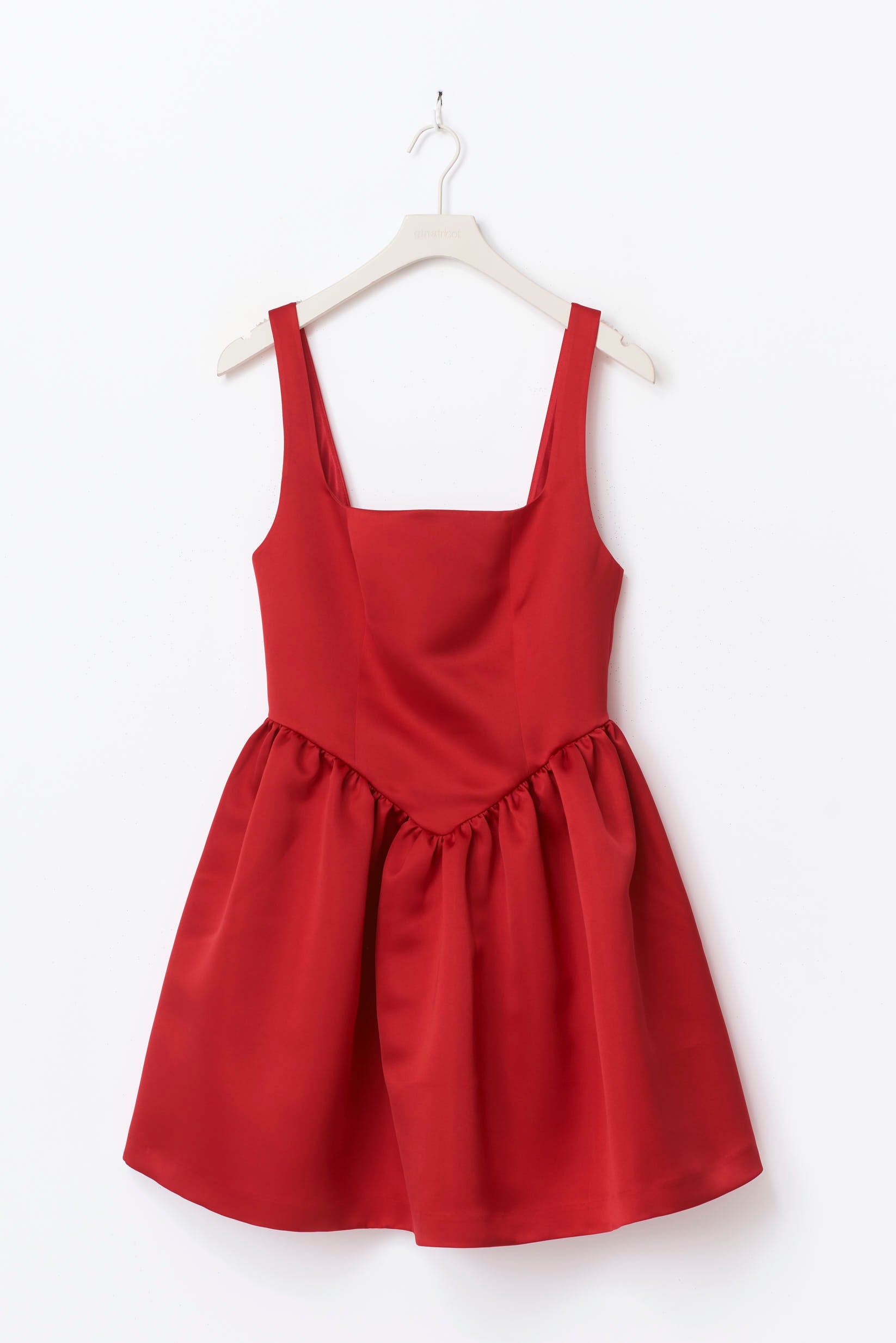 Gina Tricot / Satin mini dress / Haute red