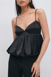 Gina Tricot / Bubble singlet / Black