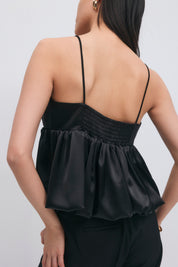 Gina Tricot / Bubble singlet / Black