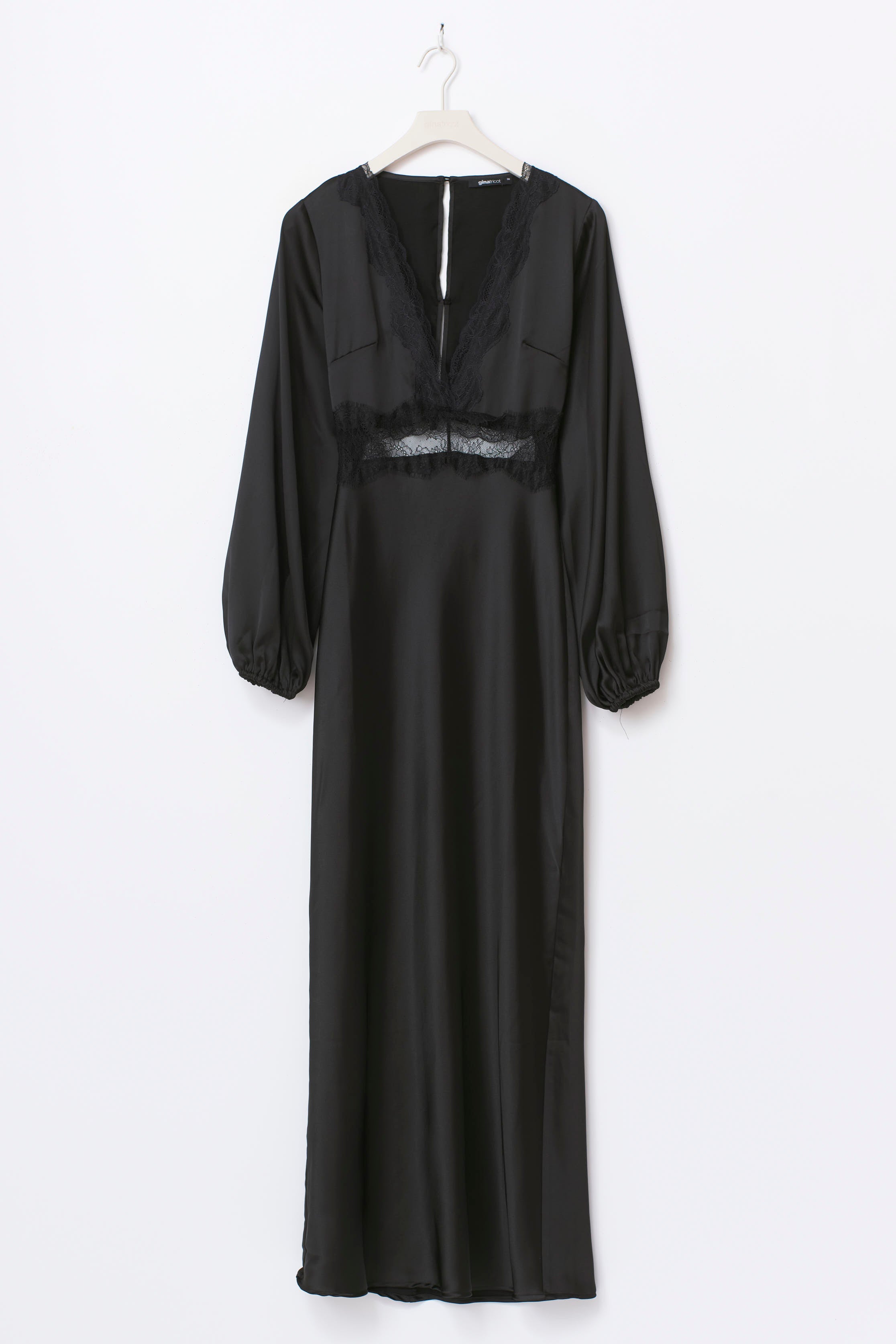 Gina Tricot / Longsleeve midaxi dress / Black