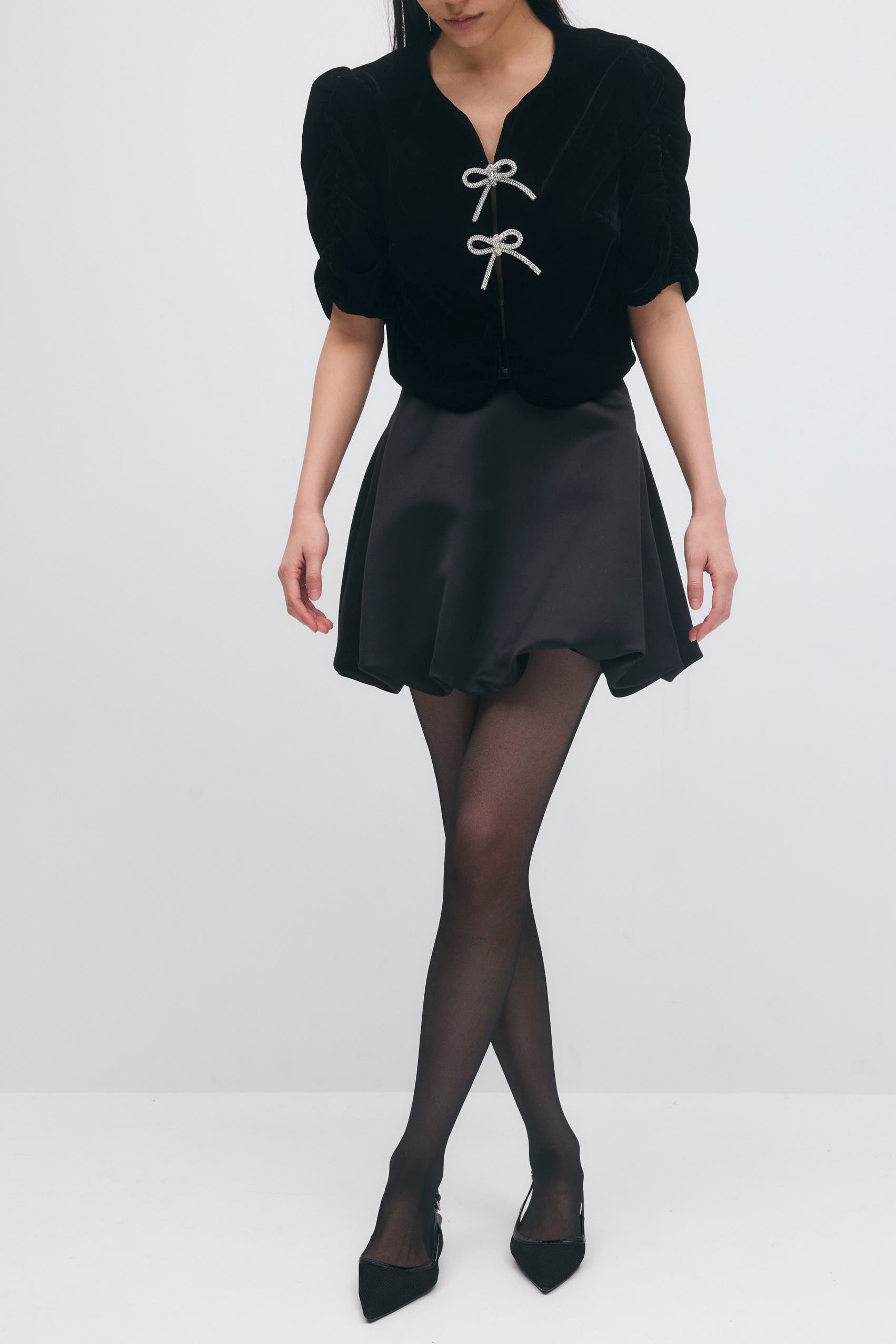 Gina Tricot / Balloon skirt / Black