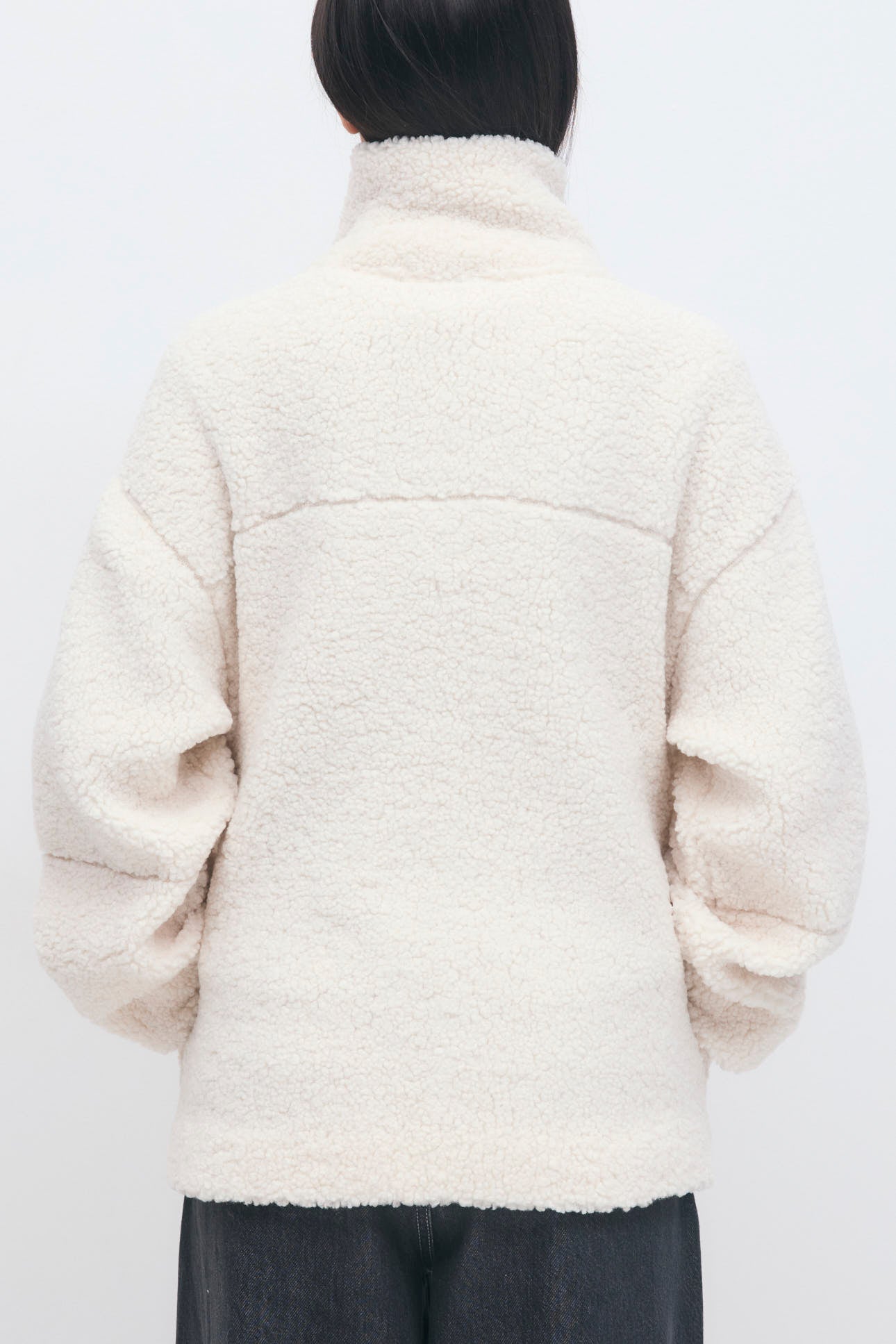 Gina Tricot / Pile zip jacket / Cream