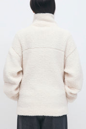 Gina Tricot / Pile zip jacket / Cream