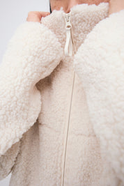 Gina Tricot / Pile zip jacket / Cream