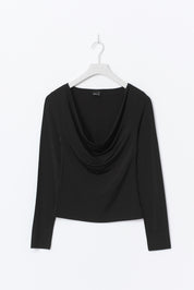 Gina Tricot / Waterfall top / Black