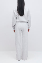 Gina Tricot / Basic straight sweatpants / Lt greymelange