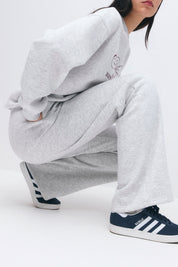 Gina Tricot / Basic straight sweatpants / Lt greymelange