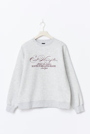 Gina Tricot / Printed sweater / Lt greym/print