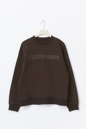 Gina Tricot / Printed sweater / Black Coffee