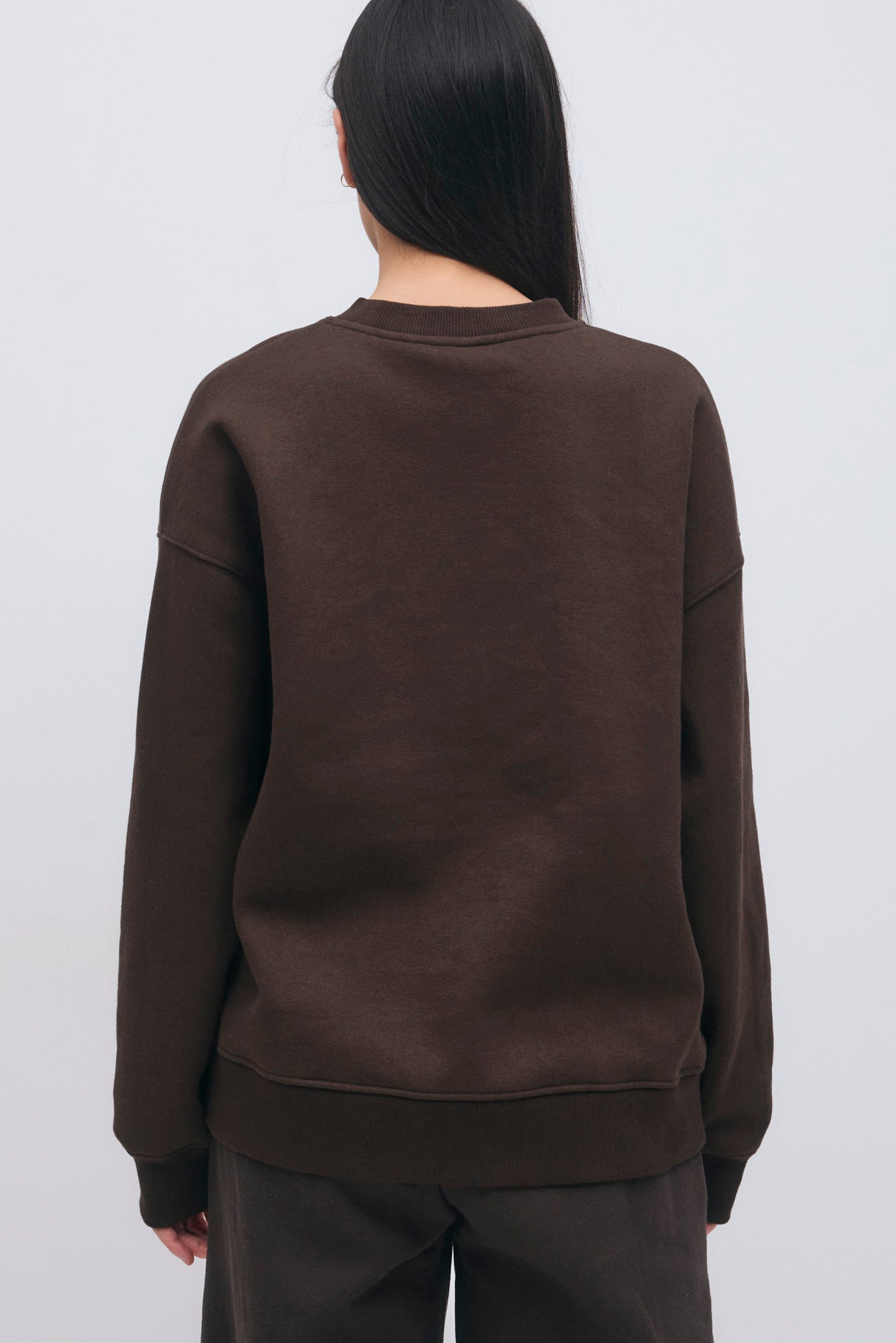 Gina Tricot / Printed sweater / Black Coffee