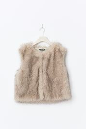 Gina Tricot / Faux fur vest / Beige