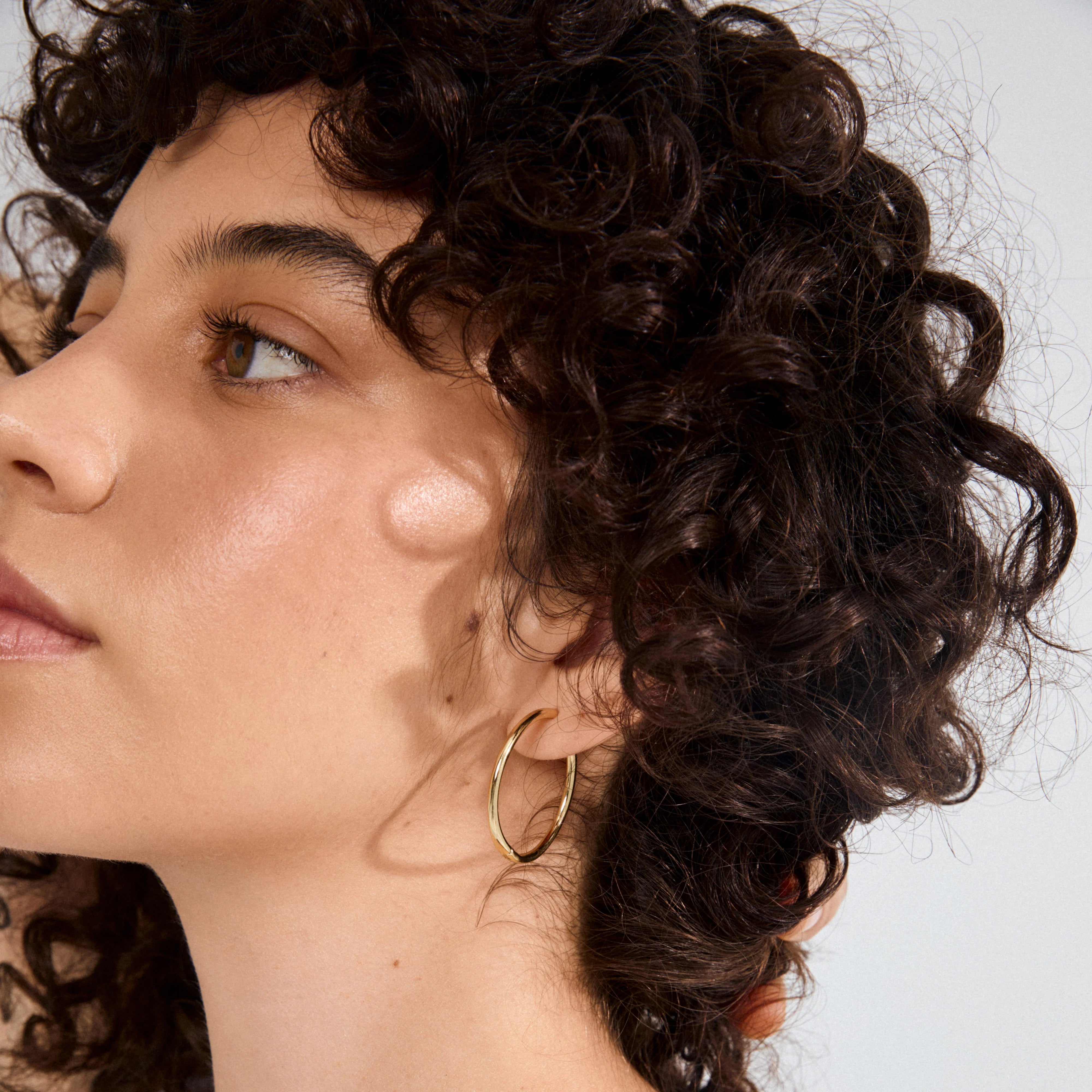 Pilgrim / EANNA Maxi-Creolen, vergoldet