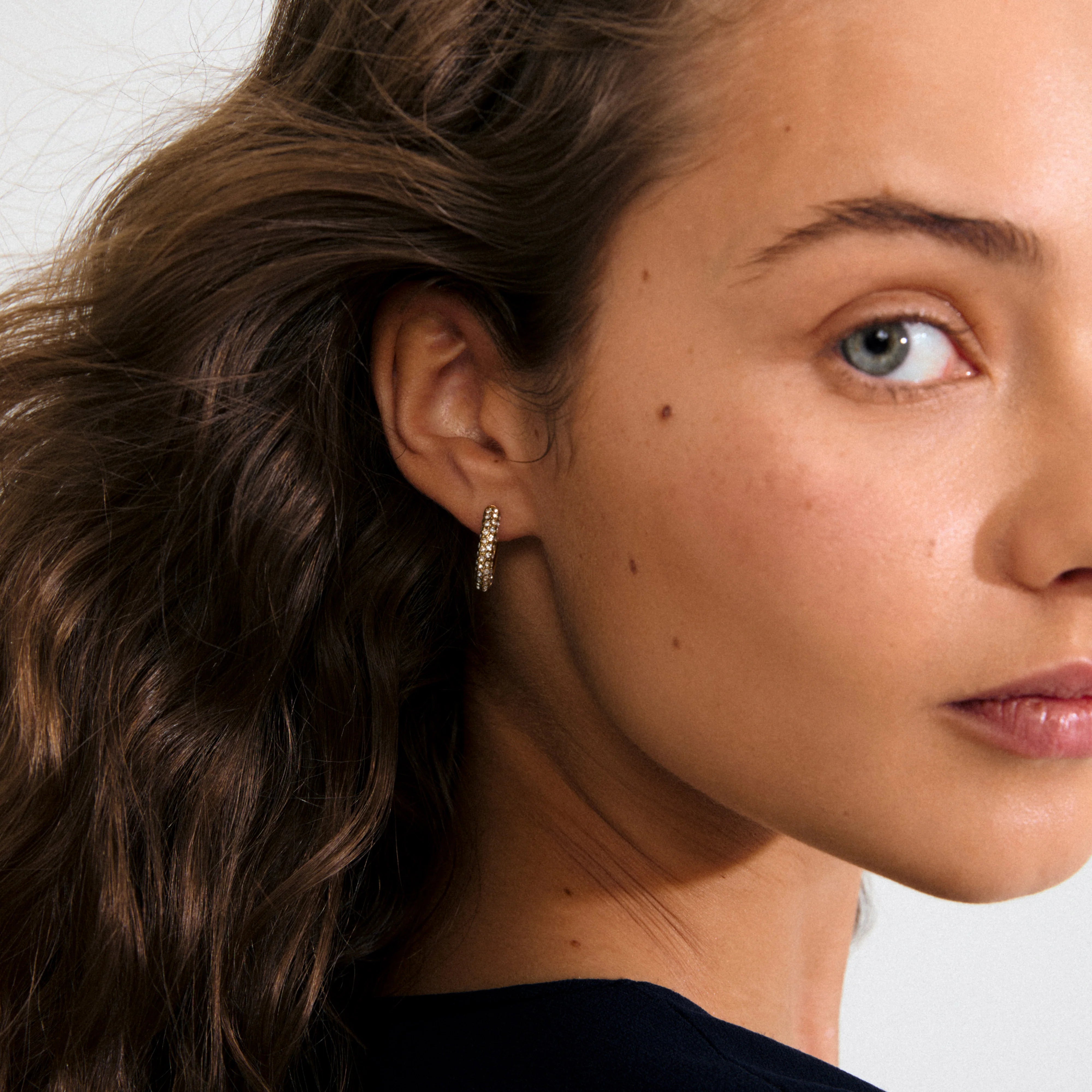 Pilgrim / TATUM kleine Hoops vergoldet