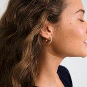 Pilgrim / TATUM Medium Hoops vergoldet