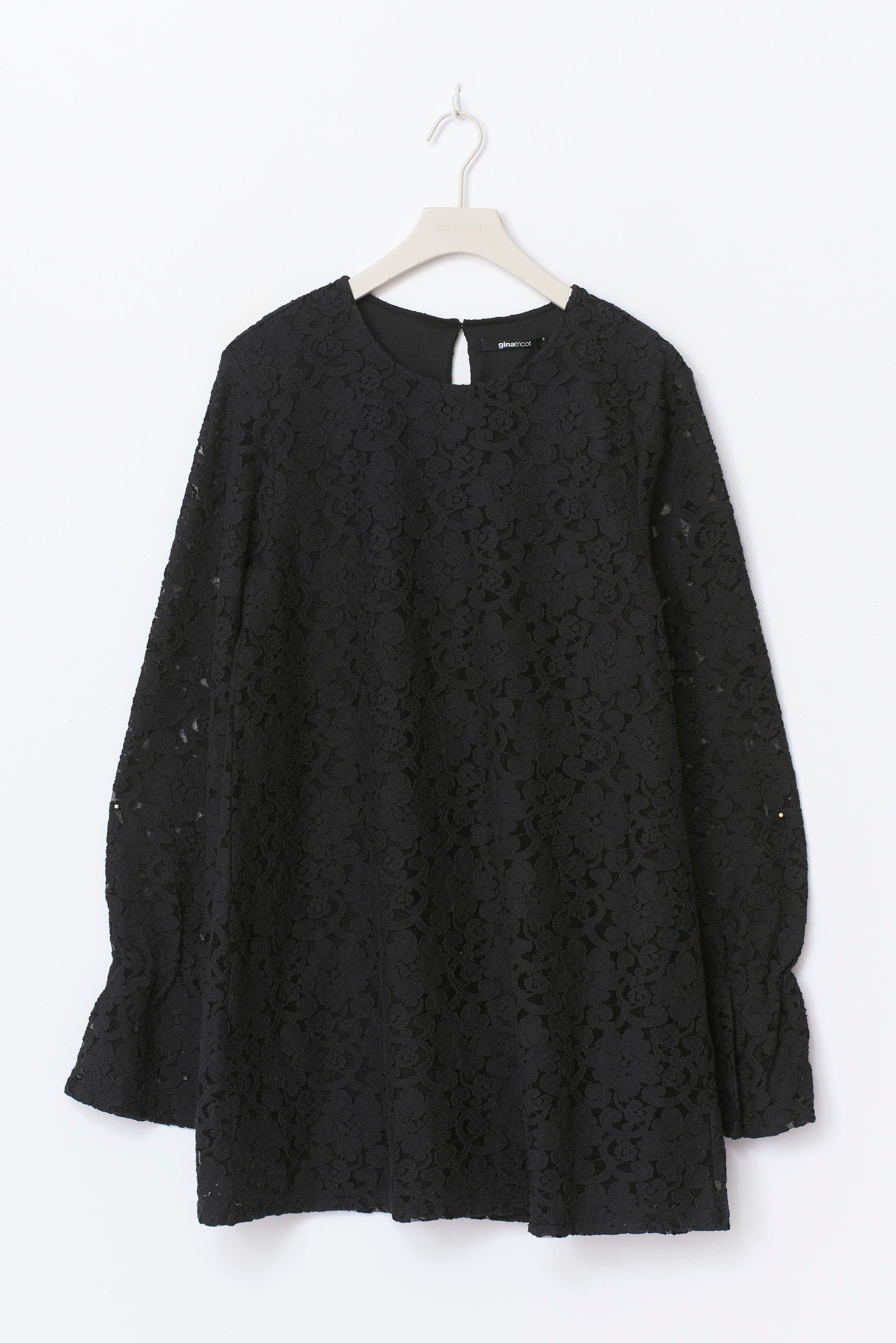 Gina Tricot / Mini lace dress / Black