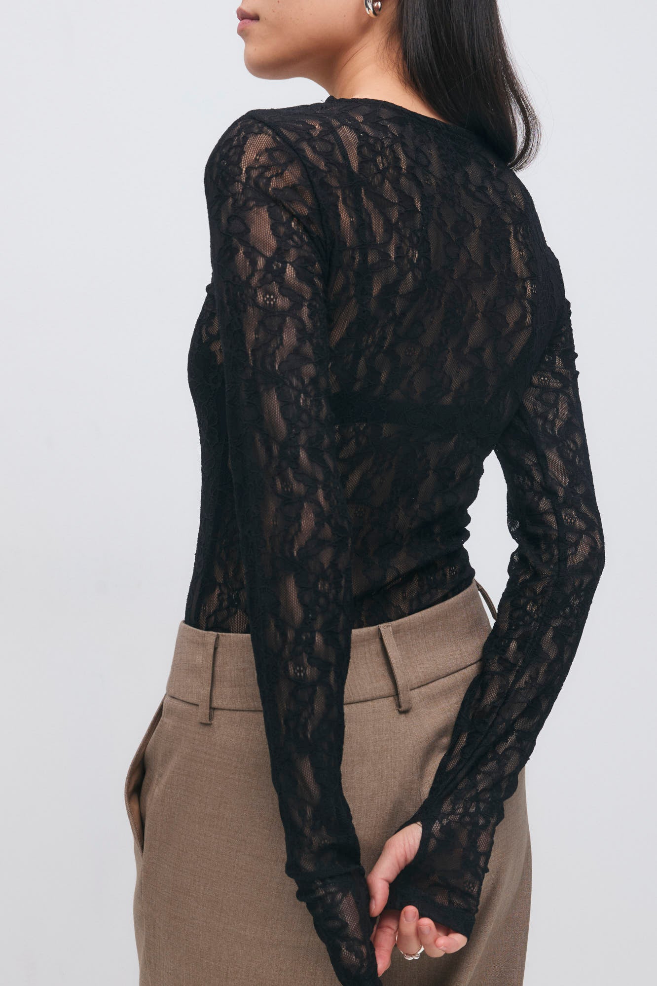 Gina Tricot / Lace body / Black
