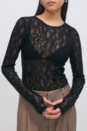 Gina Tricot / Lace body / Black