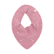 Pippi / Bandana Bib Girl -AOP (3-pack) / Mauve Orchid
