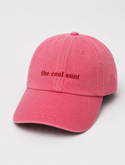 Not Your Mommy - The Cool Aunt Cap Pink